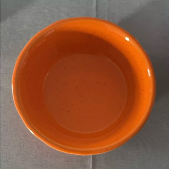 California USA Pottery Casserole Dish #907- Orange - Picture 6 of 12